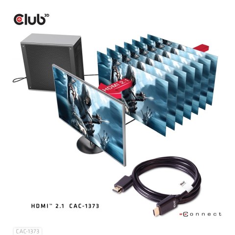 CLUB3D cac-1373 HDMI Czarny CLUB3D cac-1373 HDMI Czarny