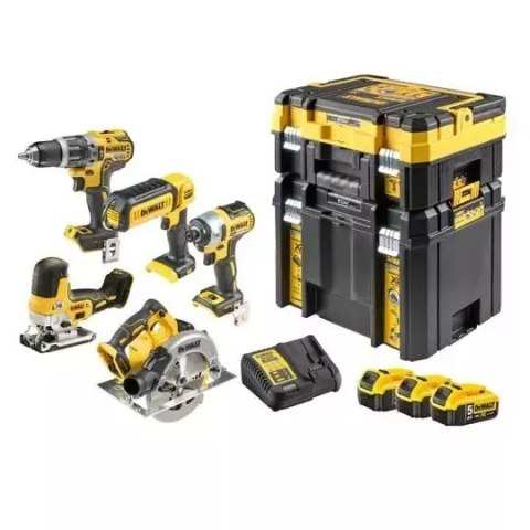 DeWALT DCK500P3T-QW zestaw combo elektronarzędzi Bateria DeWALT DCK500P3T-QW zestaw combo elektronarzędzi Bateria