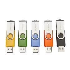 Intenso Basic Line pamięć USB 64 GB USB Typu-A 2.0 Czarny, Niebieski, Zielony, Pomarańczowy, Żółty