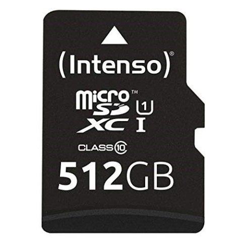 Intenso microSD Karte UHS-I Premium 512 GB Klasa 10 Intenso microSD Karte UHS-I Premium 512 GB Klasa 10