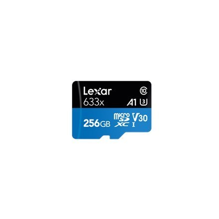Lexar 633x 256 GB MicroSDXC UHS-I Klasa 10 Lexar 633x 256 GB MicroSDXC UHS-I Klasa 10