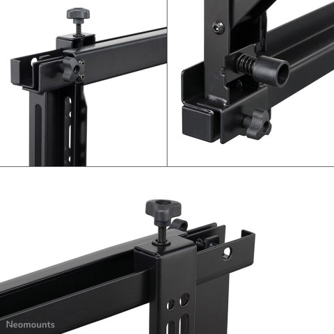 Neomounts WL95-800BL1 uchwyt do tablic informacyjnych 177,8 cm (70") Czarny Neomounts WL95-800BL1 uchwyt do tablic informacyjnych 177,8 cm (70") Czarny