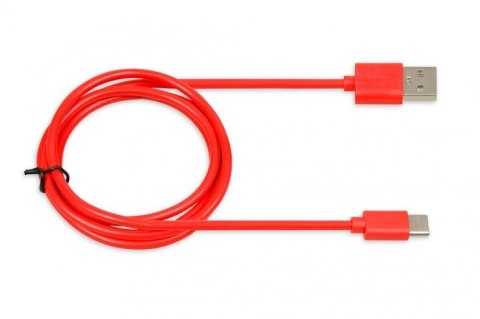 Kabel IBOX IKUMTCR (USB 2.0 typu A - USB typu C ; 1m; kolor czerwony) Kabel IBOX IKUMTCR (USB 2.0 typu A - USB typu C ; 1m; kolor czerwony)