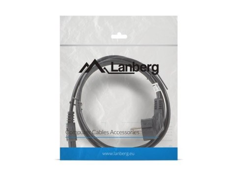 Kabel zasilający LANBERG Schuko - IEC320 C5 1.8m. CA-C5CA-11CC-0018-BK Kabel zasilający LANBERG Schuko - IEC320 C5 1.8m. CA-C5CA-11CC-0018-BK