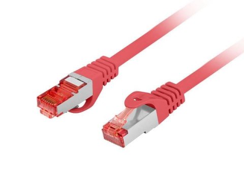 Patchcord Lanberg S/FTP kat.6 1,5m LSZH CU fluke passed czerwony