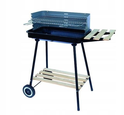 MASTER GRILL PROSTOKĄTNY Z BOCZNĄ PÓŁKĄ MG905