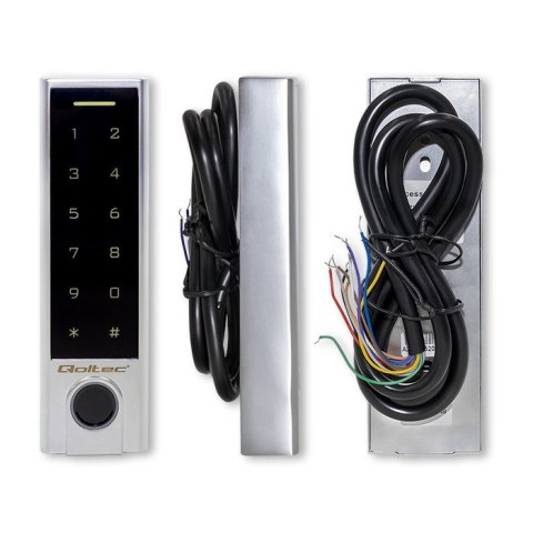 QOLTEC ZAMEK SZYFROWY DOTYKOWY PROTEUS Z CZYTNIKIEM LINII PAPILARNYCH | RFID | KOD | KARTA | BRELOK | DZWONEK | IP68 | EM QOLTEC ZAMEK SZYFROWY DOTYKOWY PROTEUS Z CZYTNIKIEM LINII PAPILARNYCH | RFID | KOD | KARTA | BRELOK | DZWONEK | IP68 | EM