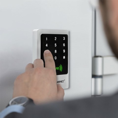 QOLTEC ZAMEK SZYFROWY MIMAS Z CZYTNIKIEM RFID | KOD | KARTA | BRELOK | DZWONEK | IP68 | EM QOLTEC ZAMEK SZYFROWY MIMAS Z CZYTNIKIEM RFID | KOD | KARTA | BRELOK | DZWONEK | IP68 | EM