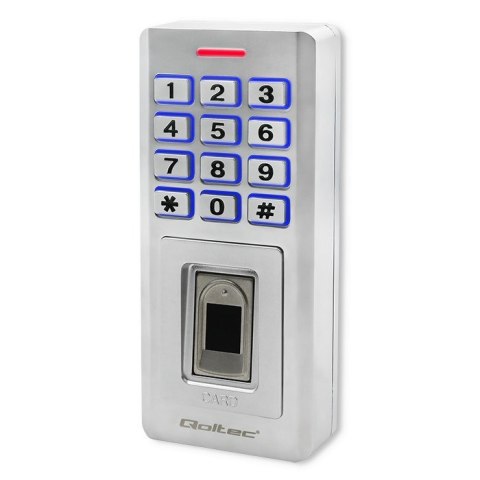 QOLTEC ZAMEK SZYFROWY OBERON Z CZYTNIKIEM LINII PAPILARNYCH | RFID | KOD | KARTA | BRELOK | DZWONEK | IP68 | EM QOLTEC ZAMEK SZYFROWY OBERON Z CZYTNIKIEM LINII PAPILARNYCH | RFID | KOD | KARTA | BRELOK | DZWONEK | IP68 | EM