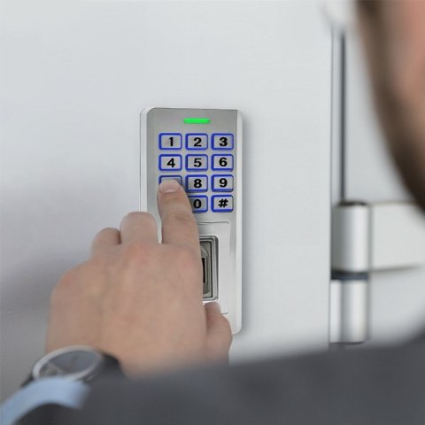 QOLTEC ZAMEK SZYFROWY OBERON Z CZYTNIKIEM LINII PAPILARNYCH | RFID | KOD | KARTA | BRELOK | DZWONEK | IP68 | EM QOLTEC ZAMEK SZYFROWY OBERON Z CZYTNIKIEM LINII PAPILARNYCH | RFID | KOD | KARTA | BRELOK | DZWONEK | IP68 | EM