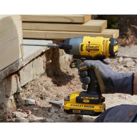 Stanley FATMAX SFMCF800C2K-QW wkrętak zasilany/zakrętark udarowy 2800 RPM Czarny, Żółty Stanley FATMAX SFMCF800C2K-QW wkrętak zasilany/zakrętark udarowy 2800 RPM Czarny, Żółty
