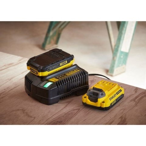 Stanley FATMAX SFMCF800C2K-QW wkrętak zasilany/zakrętark udarowy 2800 RPM Czarny, Żółty Stanley FATMAX SFMCF800C2K-QW wkrętak zasilany/zakrętark udarowy 2800 RPM Czarny, Żółty