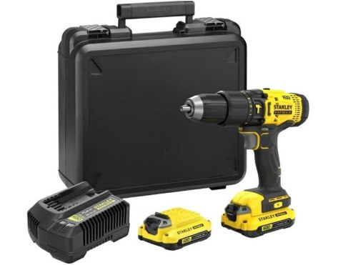 Wiertarko-wkrętarka udarowa 18v fatmax v20 2x1,5ah kufer Wiertarko-wkrętarka udarowa 18v fatmax v20 2x1,5ah kufer