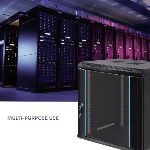 QOLTEC SZAFA RACK 19" | 12U | 600 X 635 X 450 QOLTEC SZAFA RACK 19" | 12U | 600 X 635 X 450