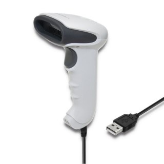 QOLTEC CZYTNIK KODÓW KRESKOWYCH 1D | CCD | USB | BIAŁY