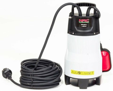 Pompa wody brudnej NAC POMPA WODY BRUD. 1100W SPE100D-L Pompa wody brudnej NAC POMPA WODY BRUD. 1100W SPE100D-L