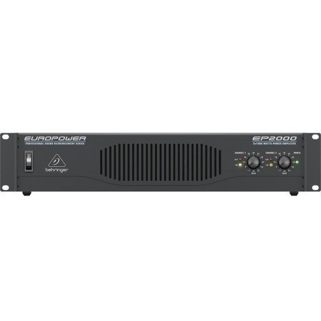 Behringer EP2000 wzmacniacz audio Przedstawienie/scena Czarny Behringer EP2000 wzmacniacz audio Przedstawienie/scena Czarny
