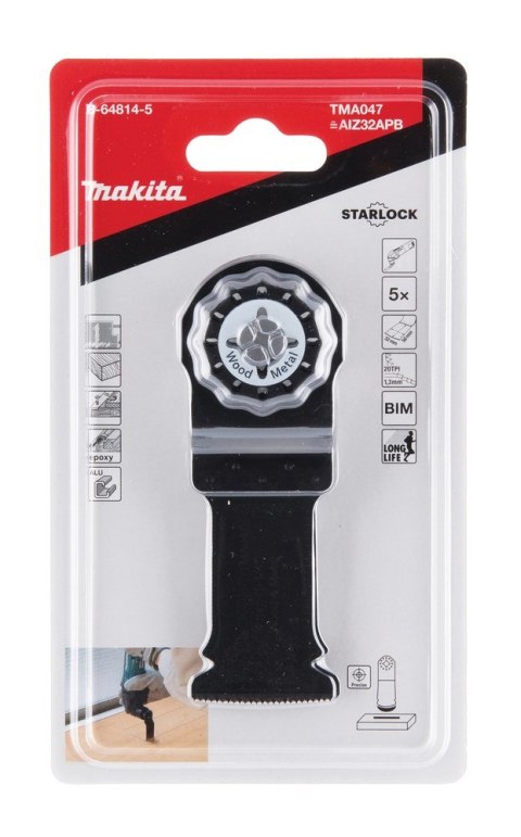 Makita B-64814-5 wyrzynarka, piła wyrzynarkowa oraz ostrze do piły tarczowej Bimetaliczny 5 szt. Makita B-64814-5 wyrzynarka, piła wyrzynarkowa oraz ostrze do piły tarczowej Bimetaliczny 5 szt.