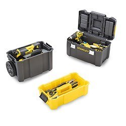 Stanley Essential Twarda kaseta na narzędzie Plastik Szary, Żółty