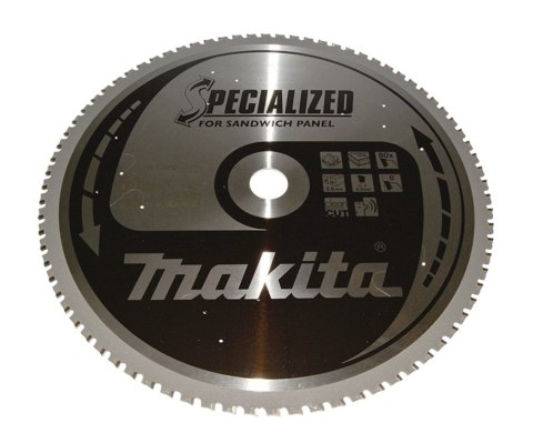 MAKITA PIŁA TARCZOWA 355x30x80z SPECJALIZED PŁYTY WARSTWOWE MAKITA PIŁA TARCZOWA 355x30x80z SPECJALIZED PŁYTY WARSTWOWE