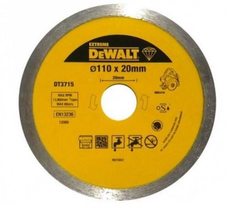 DeWALT DT3715-QZ element do szlifierki kątowej Tarcza tnąca DeWALT DT3715-QZ element do szlifierki kątowej Tarcza tnąca