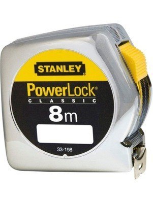 Stanley 0-33-198 Mesure 8 m x 25 mm en ABS Powerlock Classic