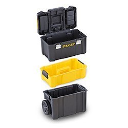 Stanley Essential Twarda kaseta na narzędzie Plastik Szary, Żółty