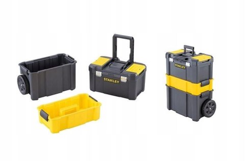 Stanley Essential Twarda kaseta na narzędzie Plastik Szary, Żółty