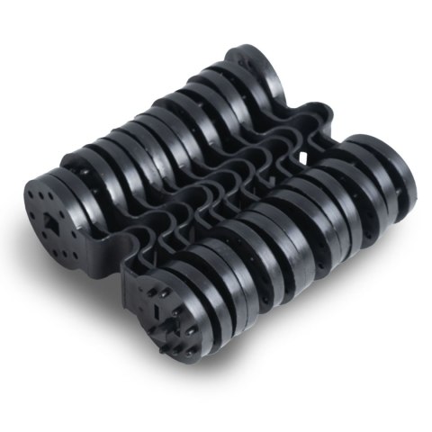 SIATKA CIENIUJĄCA 1,5X25M 110G/M2 + 50 ZACISKÓW SZARA
