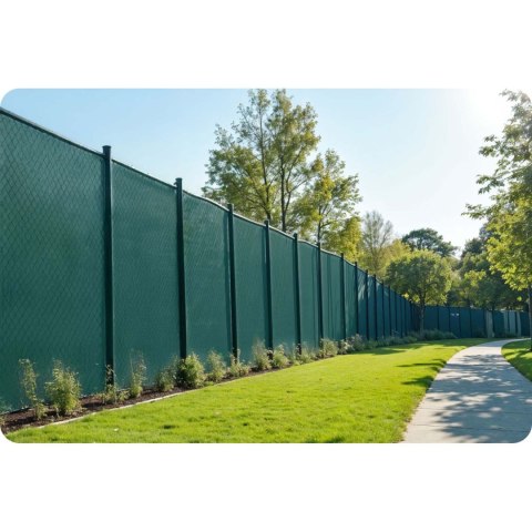 SIATKA CIENIUJĄCA 1,5X25M 140G/M2 + 50 ZACISKÓW ZIELONA