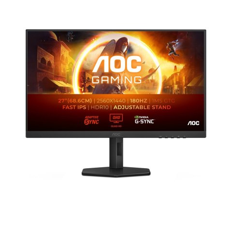AOC G4 Q27G4XF monitor komputerowy 68,6 cm (27") 2560 x 1440 px Quad HD LED AOC G4 Q27G4XF monitor komputerowy 68,6 cm (27") 2560 x 1440 px Quad HD LED