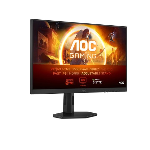 AOC G4 Q27G4XF monitor komputerowy 68,6 cm (27") 2560 x 1440 px Quad HD LED AOC G4 Q27G4XF monitor komputerowy 68,6 cm (27") 2560 x 1440 px Quad HD LED