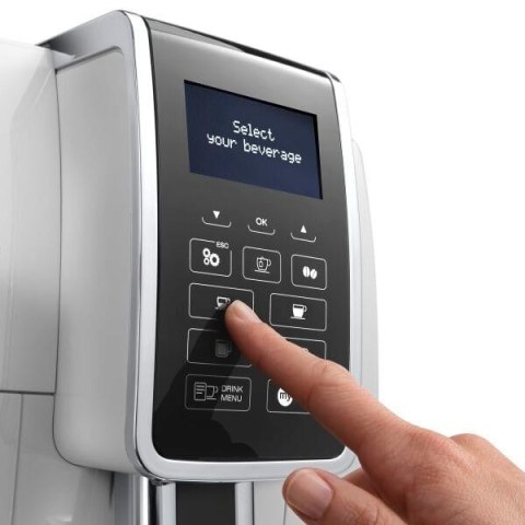 Ekspres ciśnieniowy DeLonghi ECAM 350.35.W (1450W; kolor biały)