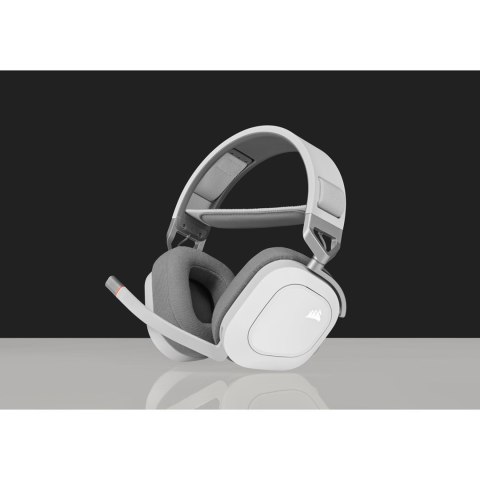 Corsair HS80 RGB Zestaw słuchawkowy Bezprzewodowy Opaska na głowę Gaming Biały Corsair HS80 RGB Zestaw słuchawkowy Bezprzewodowy Opaska na głowę Gaming Biały