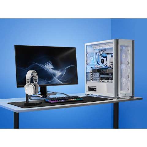 Corsair HS80 RGB Zestaw słuchawkowy Bezprzewodowy Opaska na głowę Gaming Biały Corsair HS80 RGB Zestaw słuchawkowy Bezprzewodowy Opaska na głowę Gaming Biały
