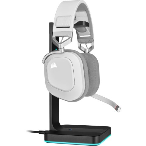 Corsair HS80 RGB Zestaw słuchawkowy Bezprzewodowy Opaska na głowę Gaming Biały Corsair HS80 RGB Zestaw słuchawkowy Bezprzewodowy Opaska na głowę Gaming Biały