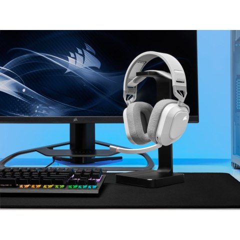 Corsair HS80 RGB Zestaw słuchawkowy Bezprzewodowy Opaska na głowę Gaming Biały Corsair HS80 RGB Zestaw słuchawkowy Bezprzewodowy Opaska na głowę Gaming Biały