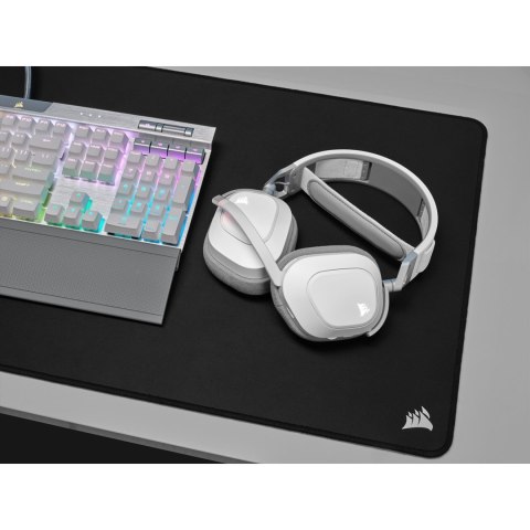 Corsair HS80 RGB Zestaw słuchawkowy Bezprzewodowy Opaska na głowę Gaming Biały Corsair HS80 RGB Zestaw słuchawkowy Bezprzewodowy Opaska na głowę Gaming Biały