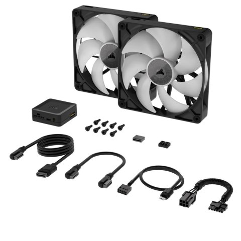 Corsair iCUE LINK RX140 RGB Obudowa komputera Wentylator 14 cm Czarny 2 szt. Corsair iCUE LINK RX140 RGB Obudowa komputera Wentylator 14 cm Czarny 2 szt.