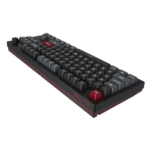 Montech MKey TKL klawiatura Gaming USB Bordowy, Ciemny Szary