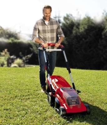 Einhell GE-CM 36/37 Li-Solo Kosiarka do trawnika typu push Bateria Czarny, Czerwony Einhell GE-CM 36/37 Li-Solo Kosiarka do trawnika typu push Bateria Czarny, Czerwony