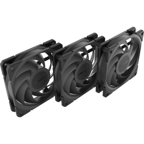 Alpenföhn® JetStream Triple - wentylator czarny, 3 sztuki