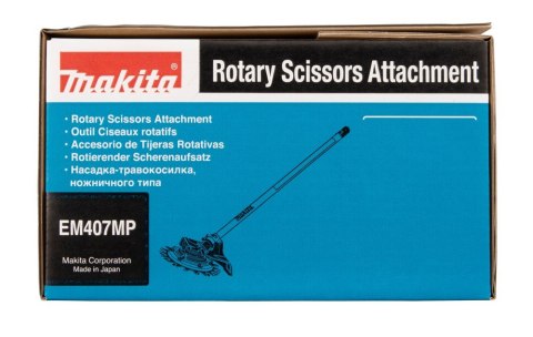 Makita przystawka - nożyce do żywopłotu rotacyjne EM407MP Makita przystawka - nożyce do żywopłotu rotacyjne EM407MP