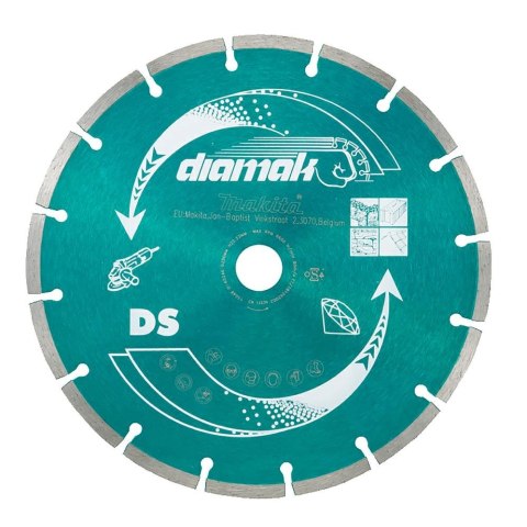 Makita tarcza diamentowa 230x22,23mm SEGMENT (SUCHA) /10szt. beton, cegła, marmur