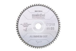 Metabo piła tarczowa do aluminium 254x30x72z