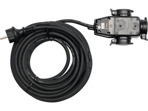 Yato YT-8116 rozgałęziacz 10 m 3 x gniazdo sieciowe Wewnątrz/Na wolnym powietrzu Czarny Yato YT-8116 rozgałęziacz 10 m 3 x gniazdo sieciowe Wewnątrz/Na wolnym powietrzu Czarny