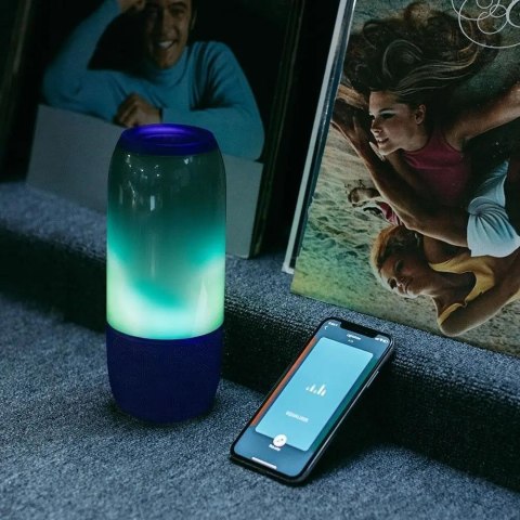 Bezprzewodowy głośnik LED V-TAC SMART VT-7456 RGB Bluetooth 2x3W (SKU 8569) Niebieski Bezprzewodowy głośnik LED V-TAC SMART VT-7456 RGB Bluetooth 2x3W (SKU 8569) Niebieski