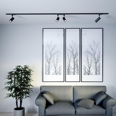 Oprawa V-TAC VT-420-B szynosystem 3F 20W LED SAMSUNG CHIP CRI90+ 5000K 1600lm (SKU 367) Czarny