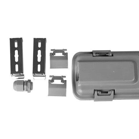 Oprawa hermetyczna V-TAC VT-12023 2x 120cm (2x 18W) 6400K 3400lm (SKU 6399) Czarny