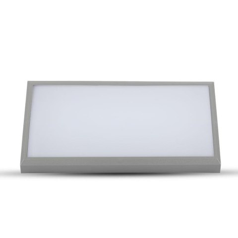 Oprawa ścienna LED V-TAC VT-8055-N ukośna 20W IP65 3000K 2050lm (SKU 218236) Szary